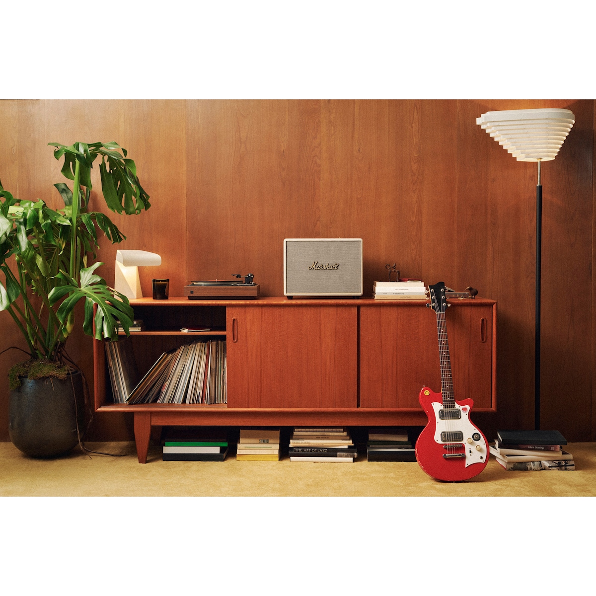 Marshall Woburn III Bluetooth høyttaler (krem)
