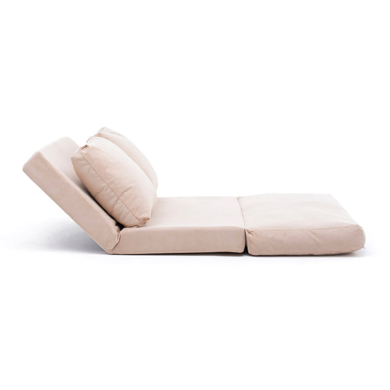 Homitis Banquette Convertible 2 places Taida crème - 120x68x26 cm