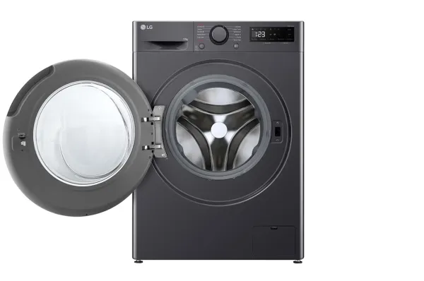 LG Serie R5 F4WR510SBM - Vaskemaskine - bredde: 60 cm - dybde: 62 cm - højde: 85 cm - frontbetjening - 10 kg - 1400 rpm - lys sort