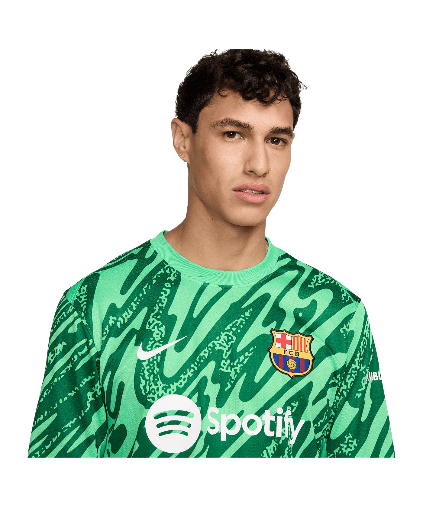 Nike FC Barcelona Langarm Torwarttrikot 2024/2025 Grün F329