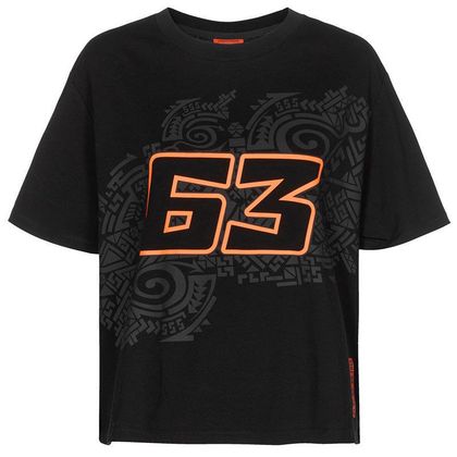 T-Shirt manches courtes Bagnaia FRANCESCO FEMME - Noir