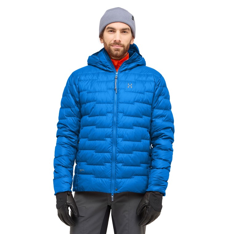 Haglöfs Roc Flash Down Hoodmen Electric Blue