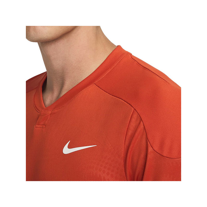 Polo de tennis Nike Slam Dri-Fit RG jaune ou ocre
