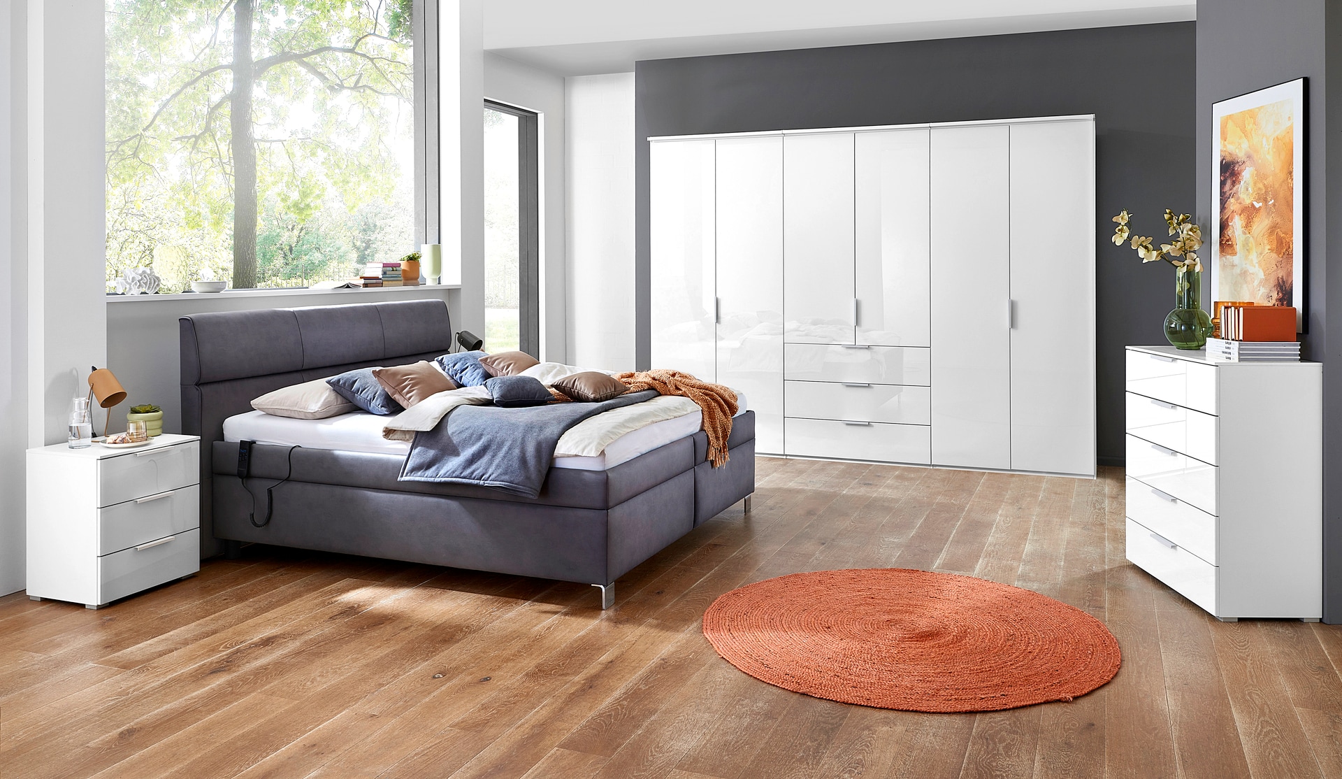 vito Drehtürenschrank DIOSO 301 x 226 cm weiß
