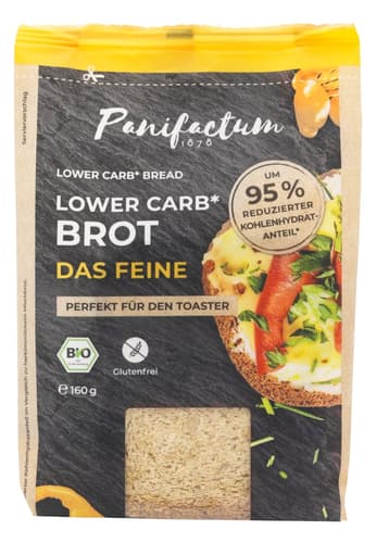 Panifactum BIO LowerCarb Brot Das Feine glutenfrei