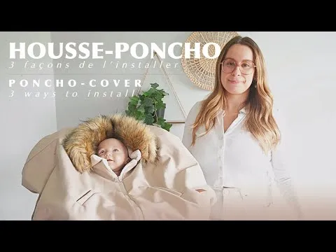Gustine Housse Mi-Saison Poncho 3-en-1 - Pistache