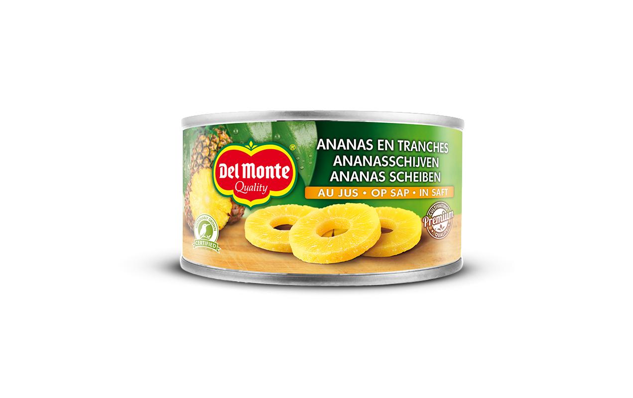 Ananasscheiben natursüss 6 x 140 gAnanas in Scheiben in Saft