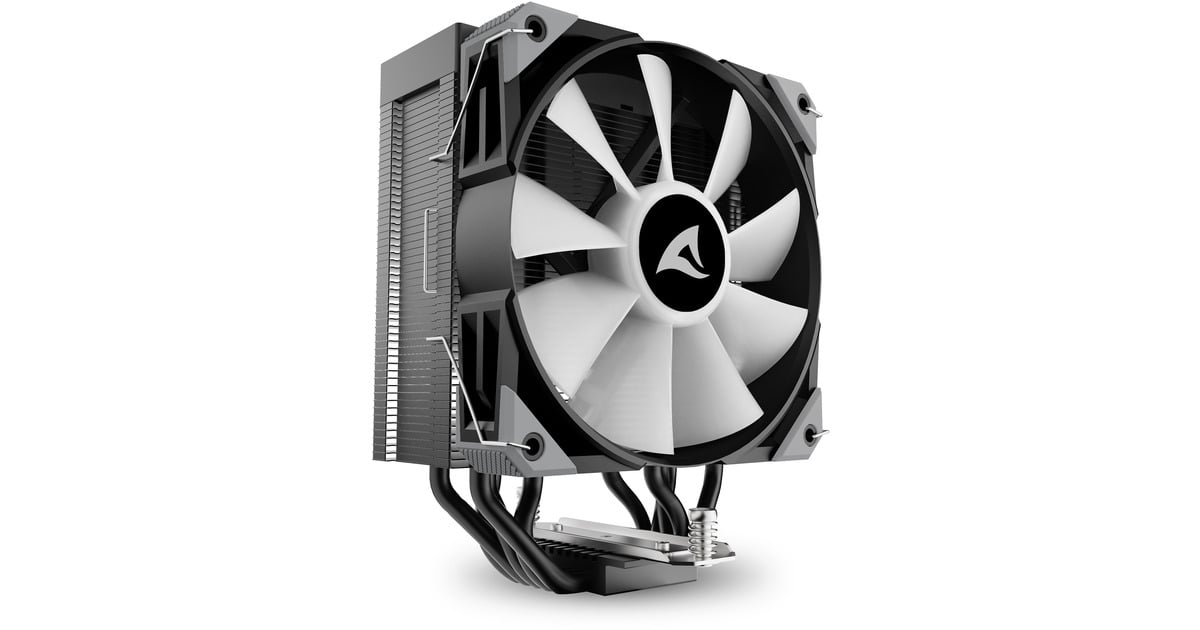 SharkoonA50 RGB CPU-koeler  (Zwart, 4-pins PWM fan-connector)