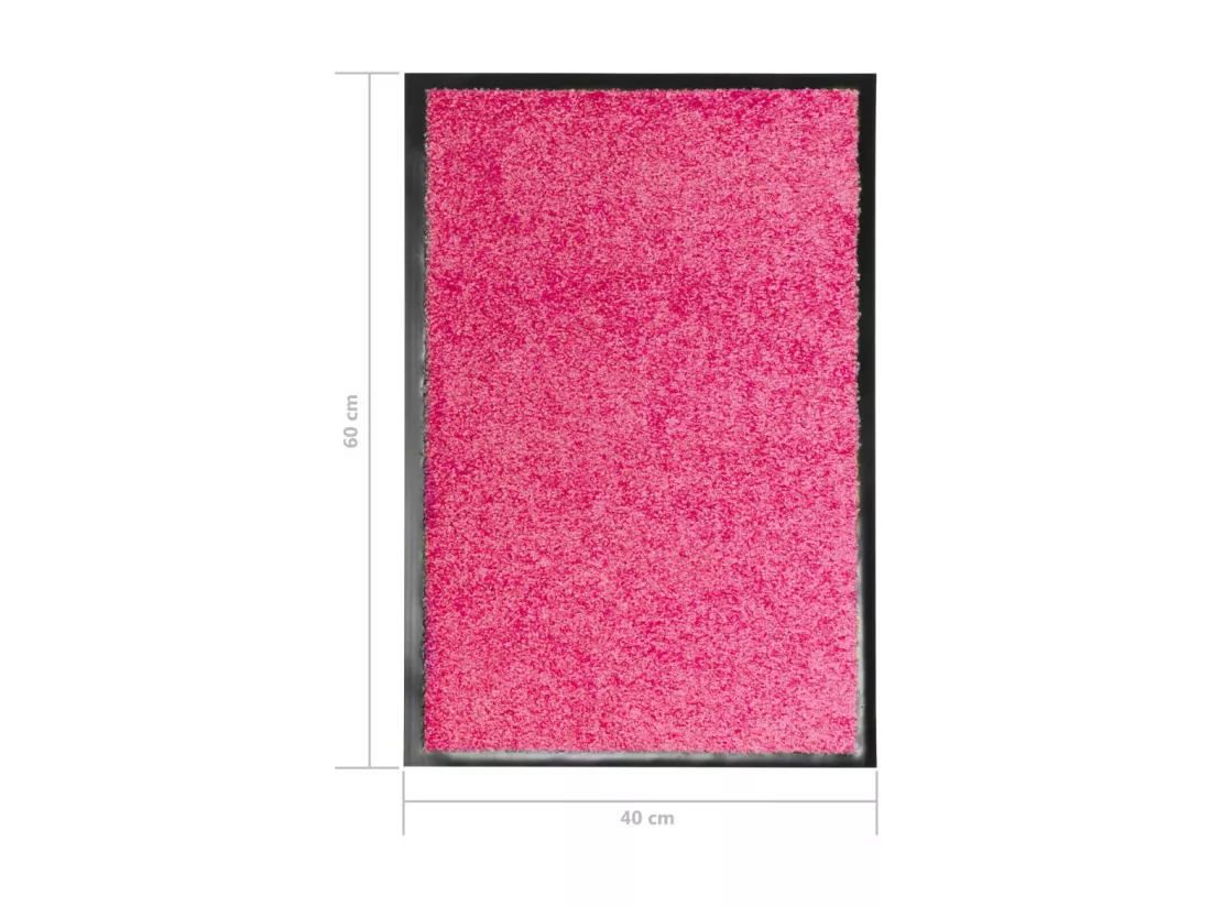 Paillasson lavable Rose 40x60 cm