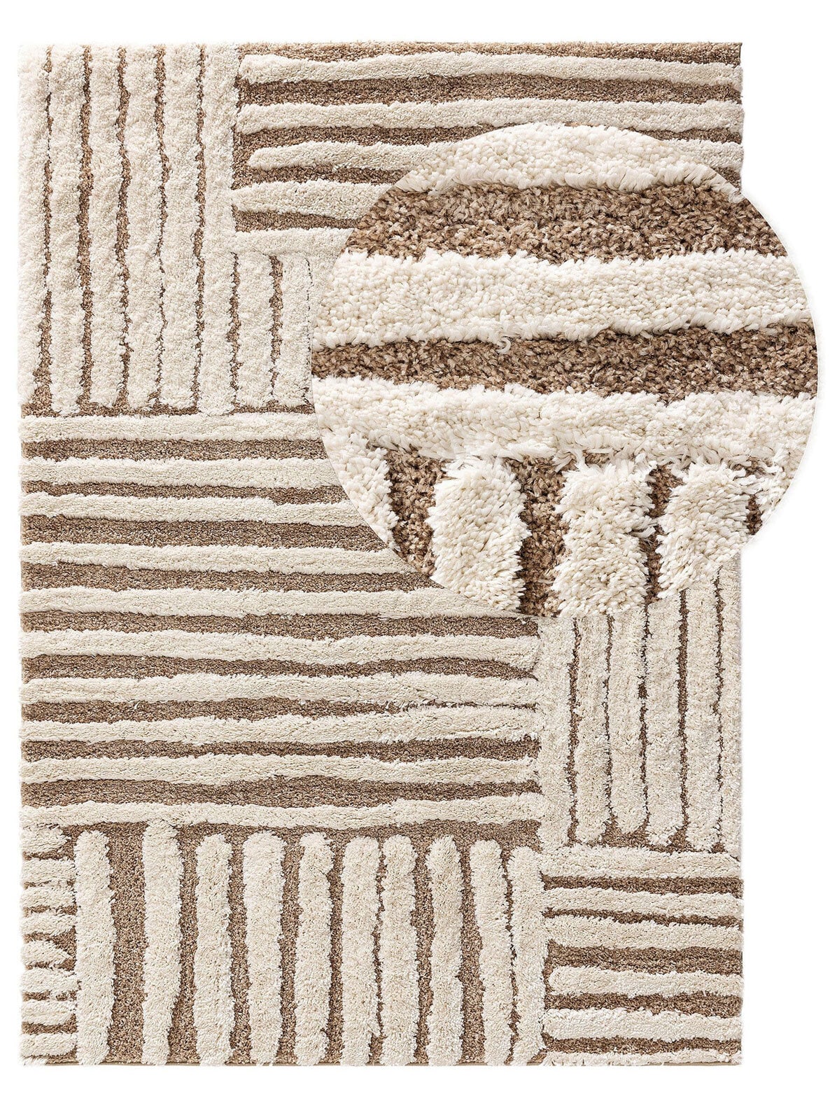 benuta POP Teppich TIBO 200 x 290 cm cream/beige