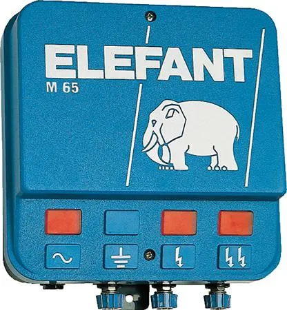 ELEPHANT El-hegn M65, 230Vtopspænding 9500V, Impulsenergi 6,5 jouleladeenergi 8 joule