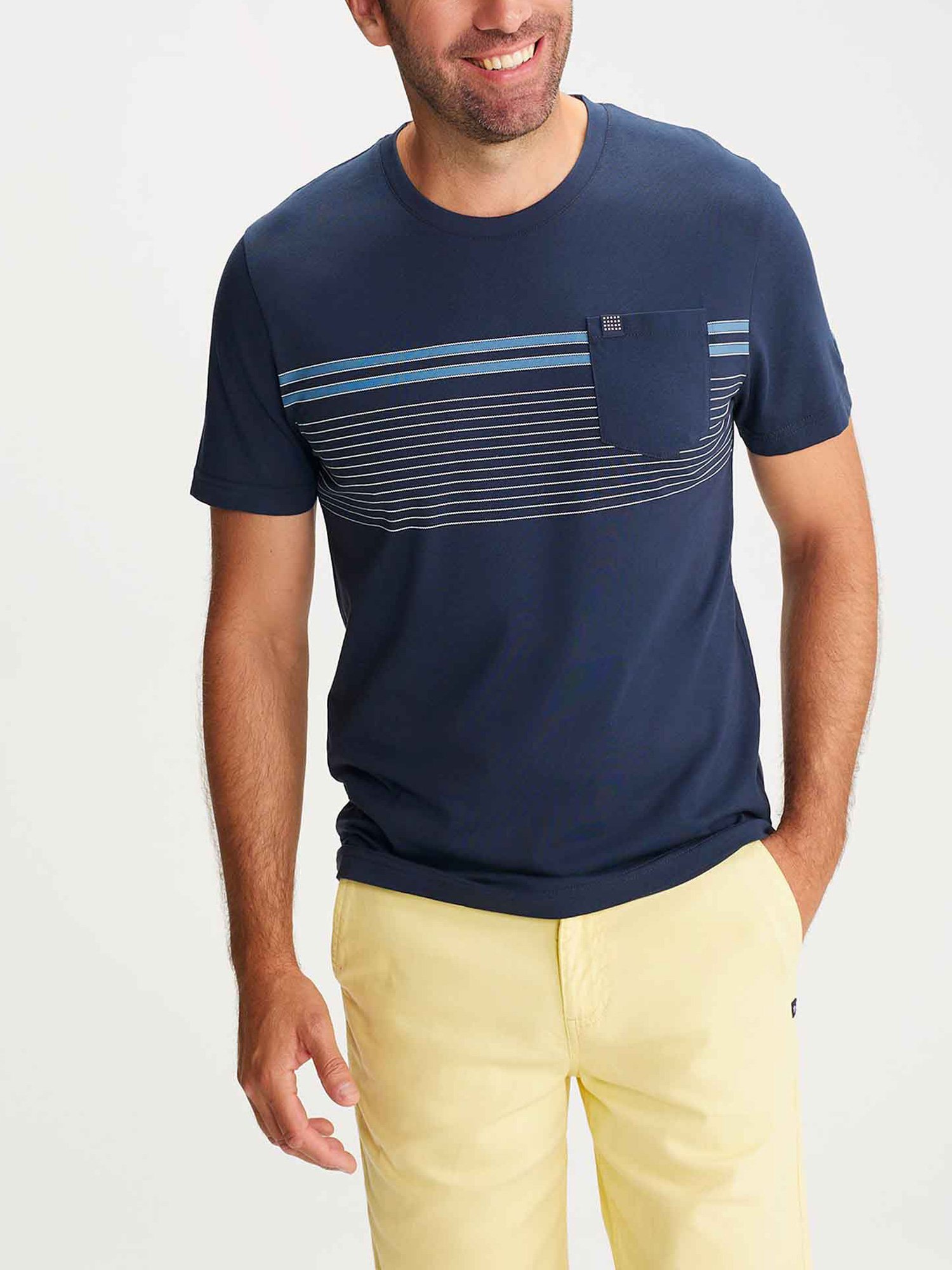 Tee Shirt Homme Coton Biologique Marine
