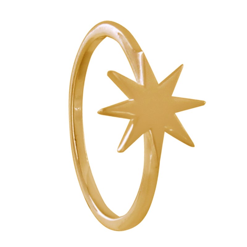 Bague Plaqué Or Etoile du Berger