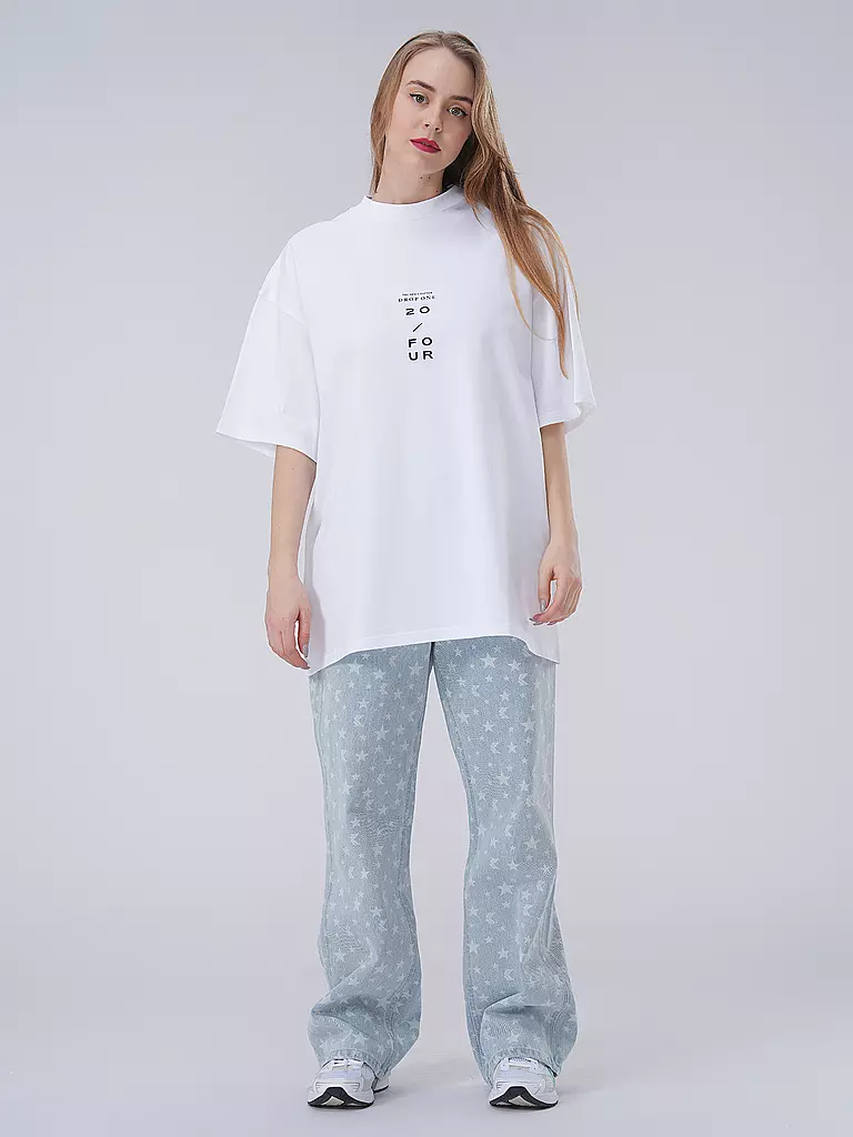 KARO KAUER T-Shirt weiss