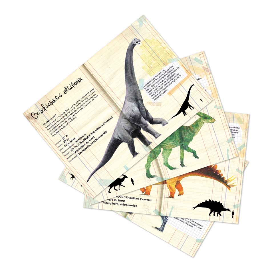 Vilac - Puslespil 500 brk - Dinosaurer fra Naturhistorisk Museum