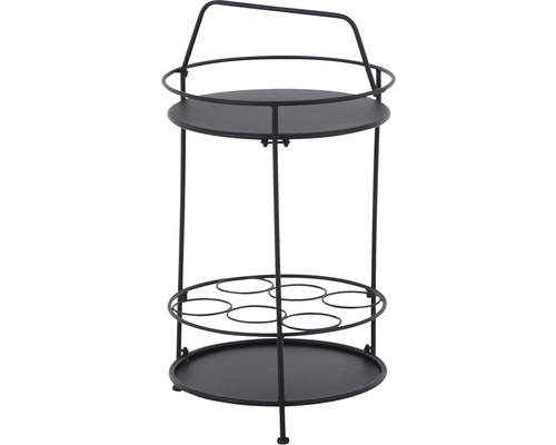Siena Garden Siero bistrotafel Ø 42 x 74 cm zwart