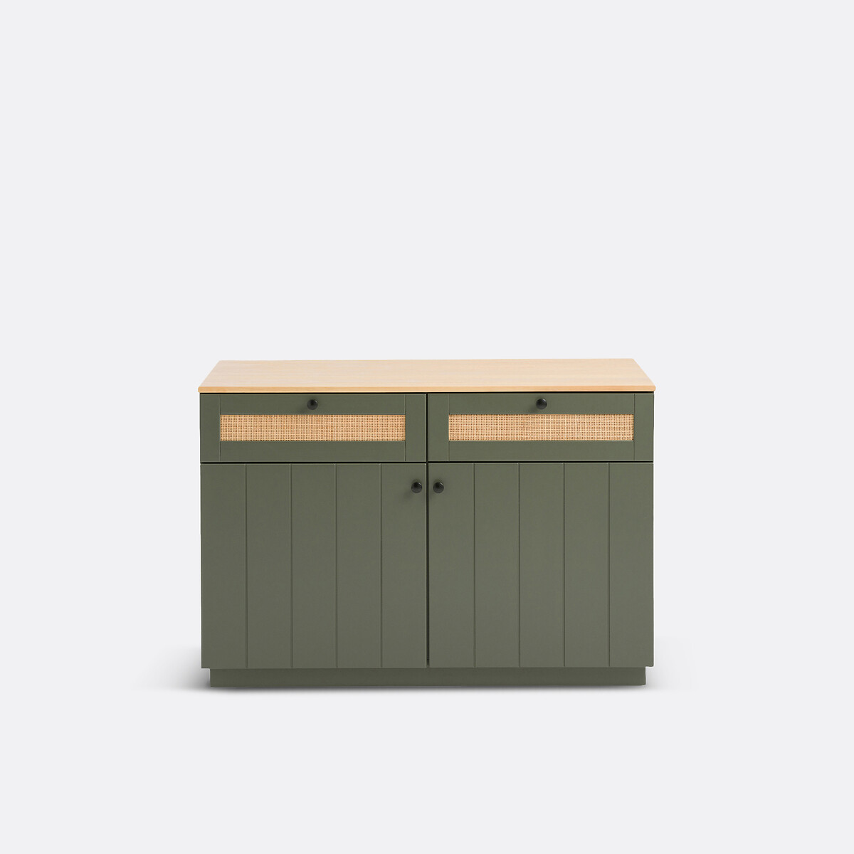 LA REDOUTE INTERIEURS<br>Móvel buffet 2 portas, 2 gavetas, pinho, Nourry