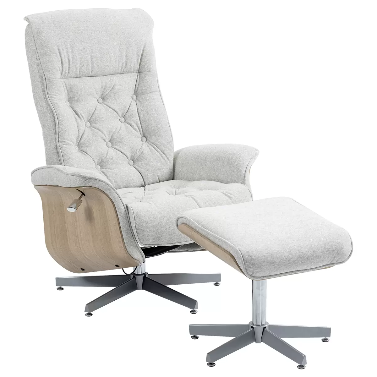 Relaxsessel Rom Hellgrau