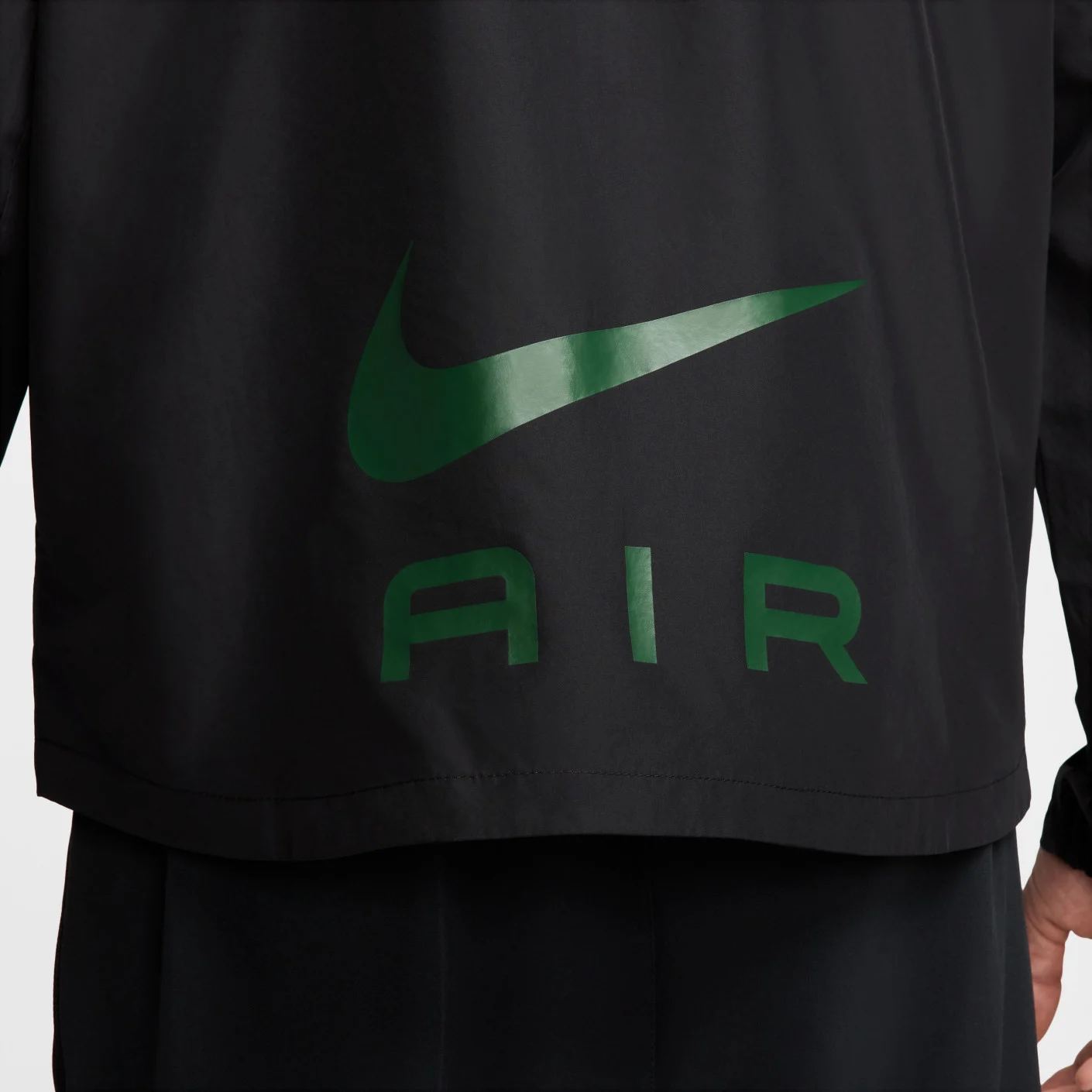 Nike Sportswear Air Trainingspak Full-Zip Woven Zwart Groen Zilver