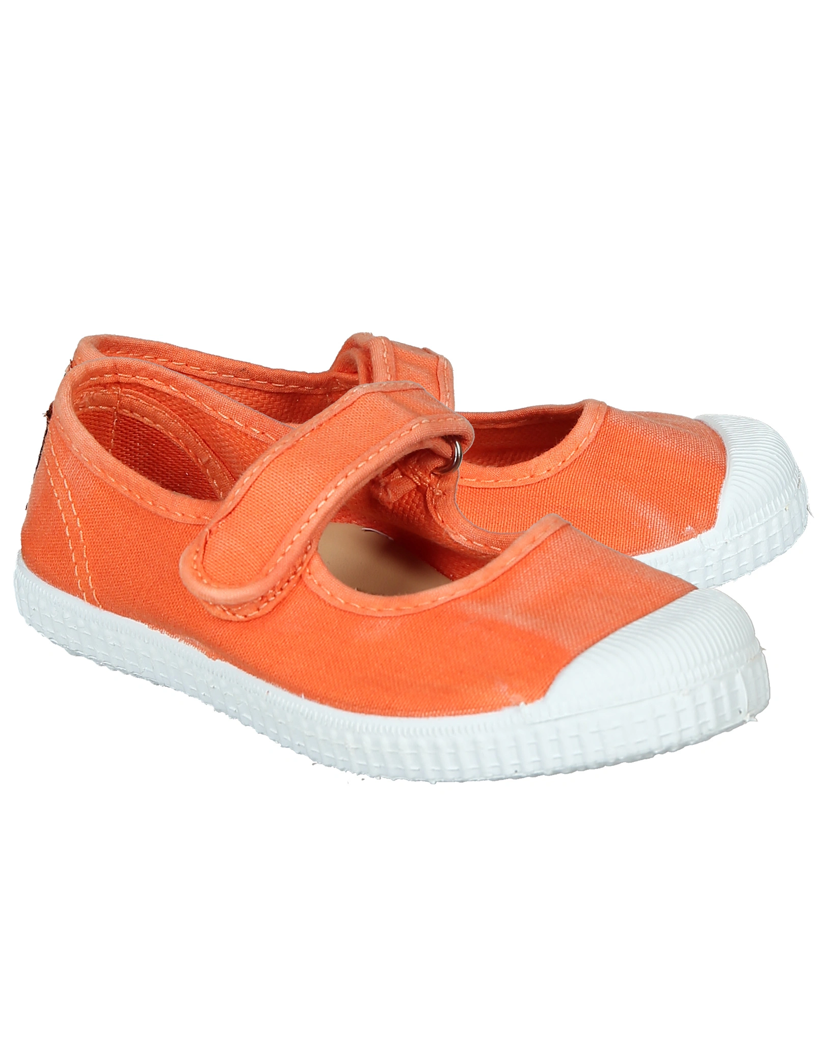 Canvas-Spangenschuhe ENZIMATI in mandarine