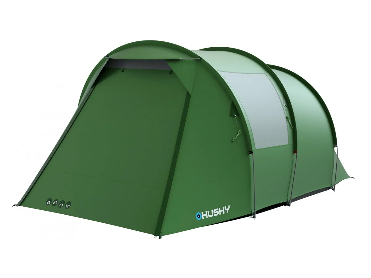 Husky baul 4 familietent - green
