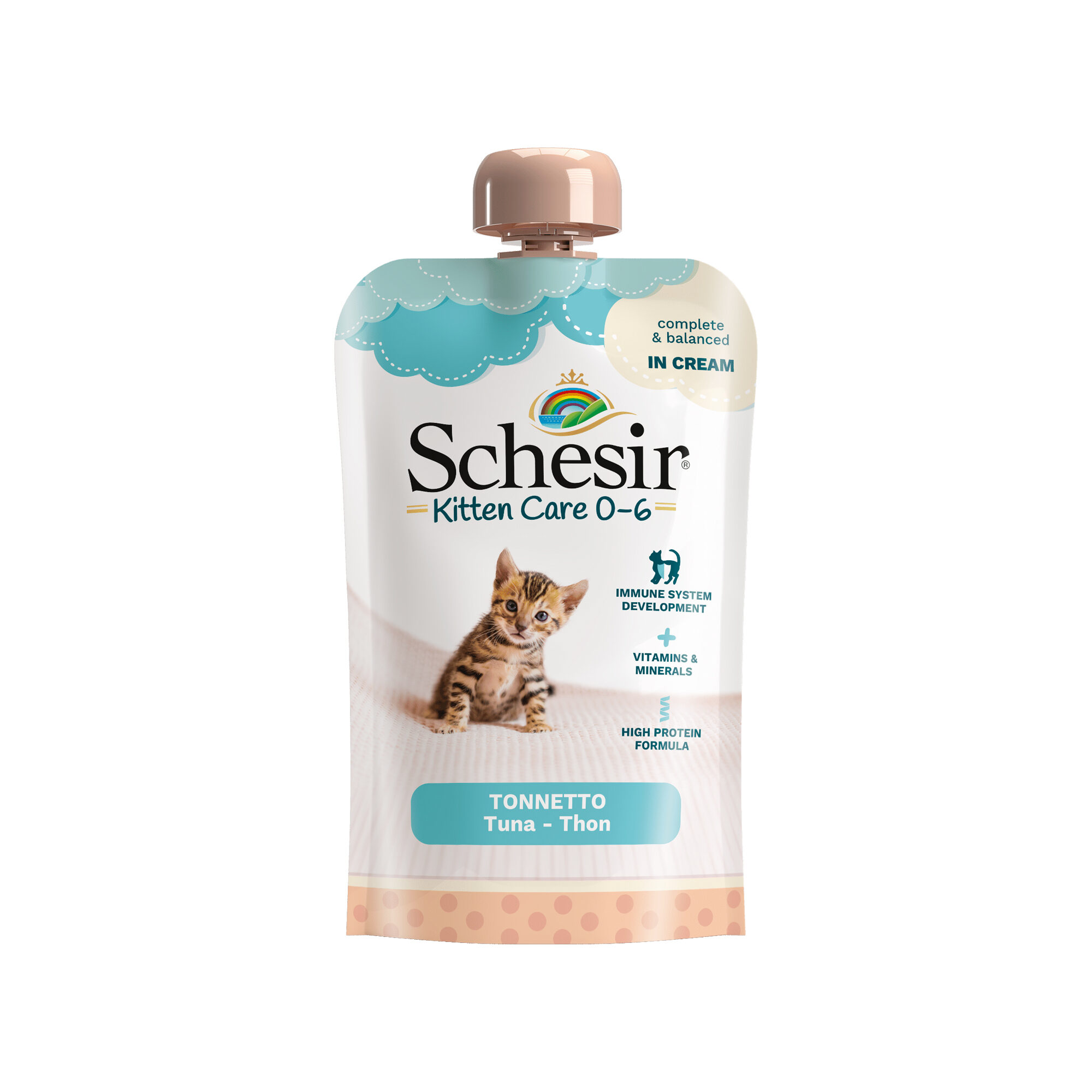 Schesir Kitten Pouch Cream