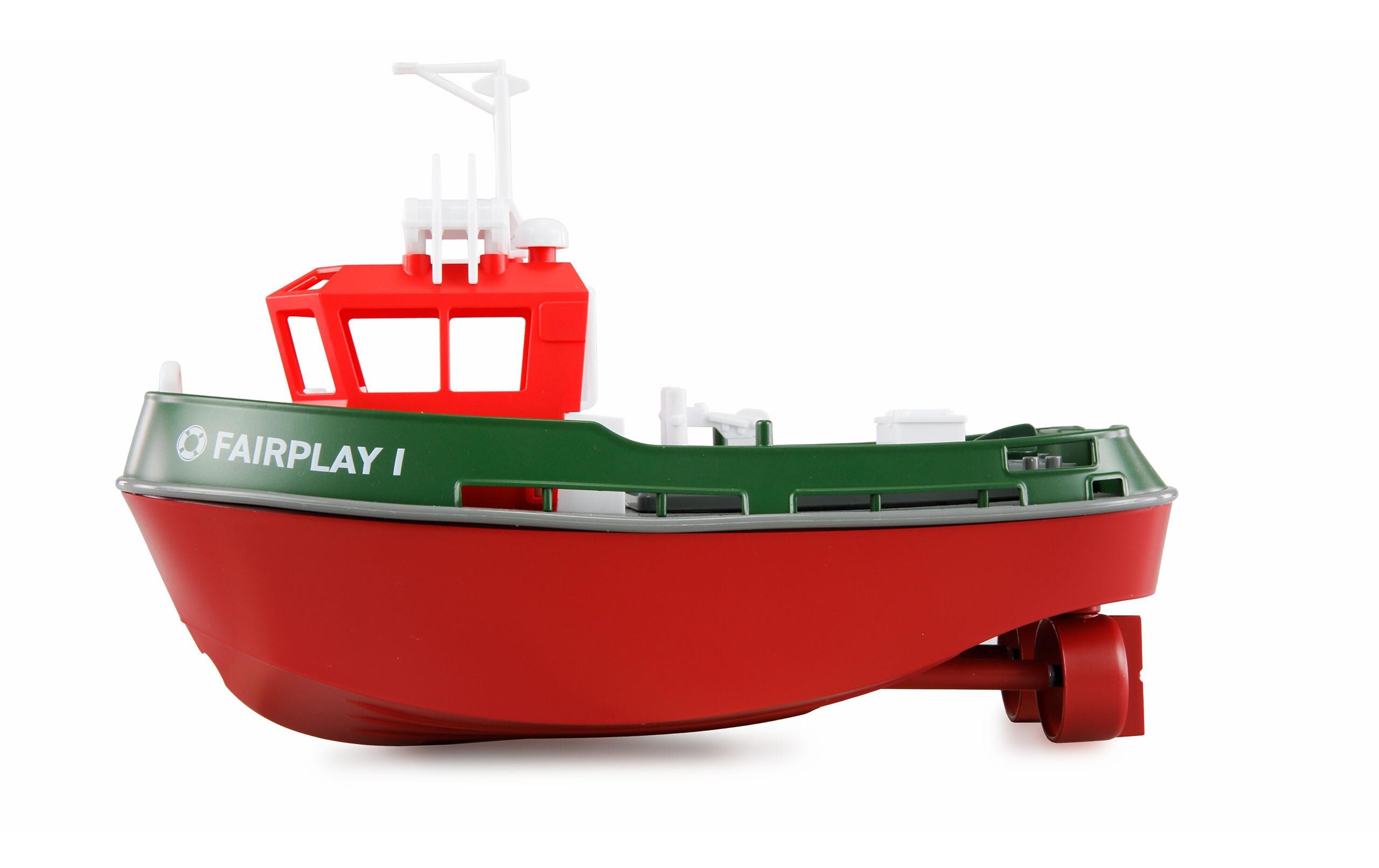 Boot Fairplay I Schlepper Grün, RTR, 1:722-Motoriges ferngesteuertes Boot