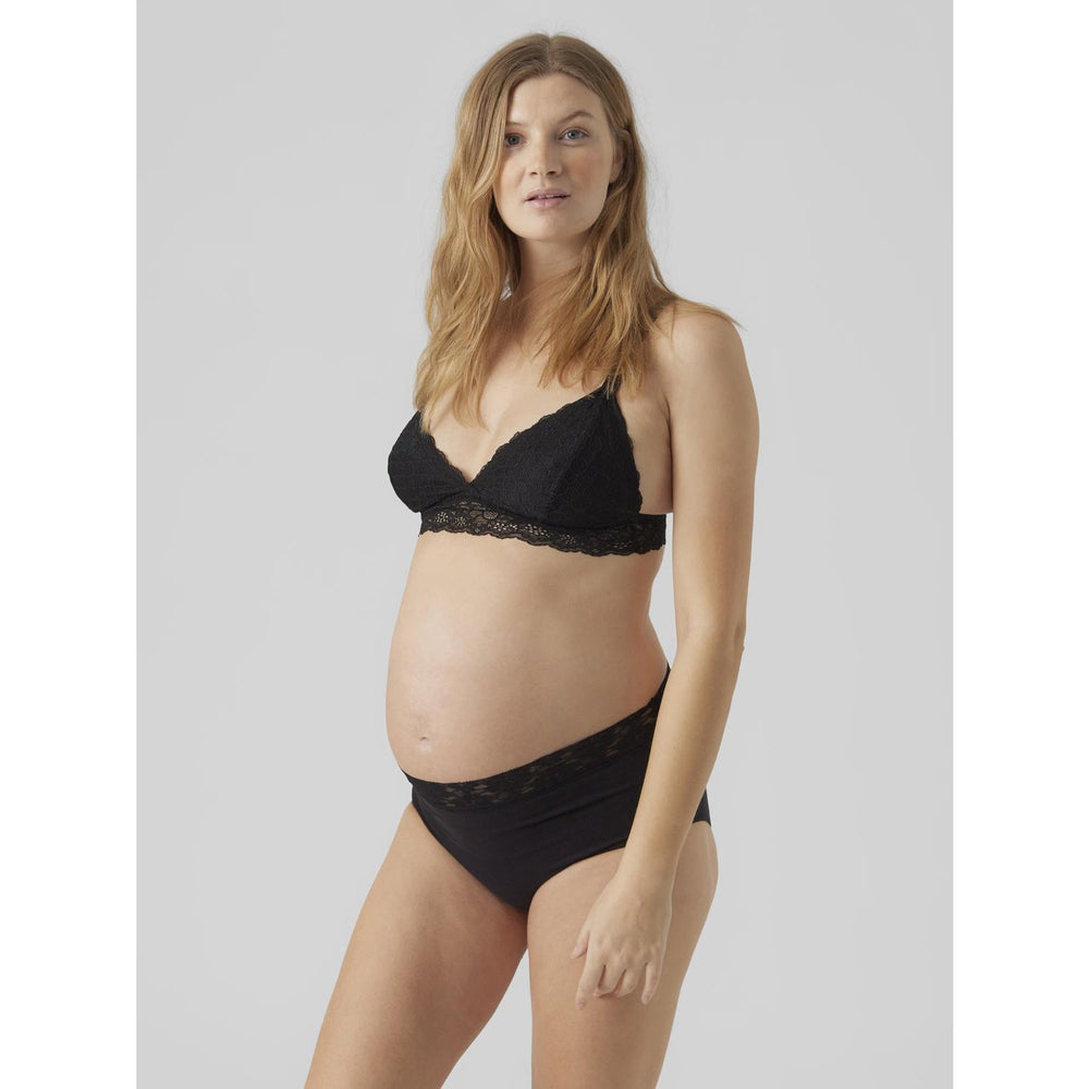 Køb Mama;licious Black Mlheal Hw Lace Trusser 2-P Noos