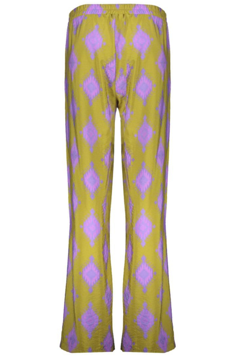 Geisha groene dames broek