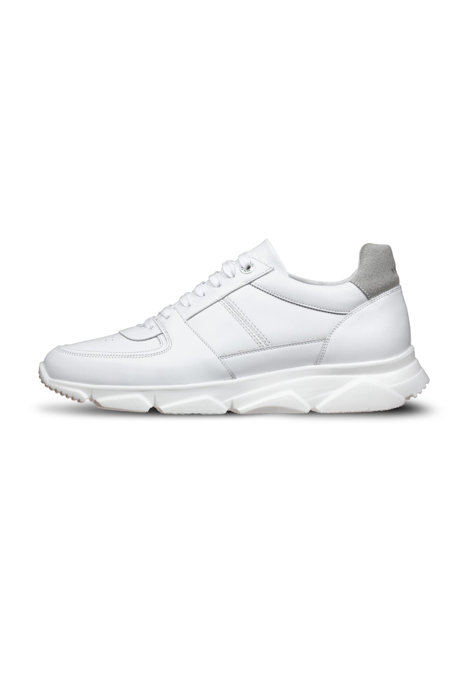 Wit gladleren Luca sneaker