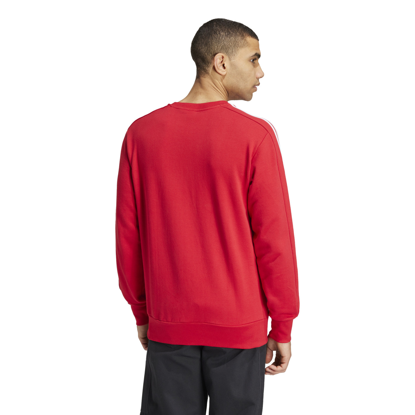 Adidas Manchester United DNA Crew Sweater 2024-2025 Rood Wit