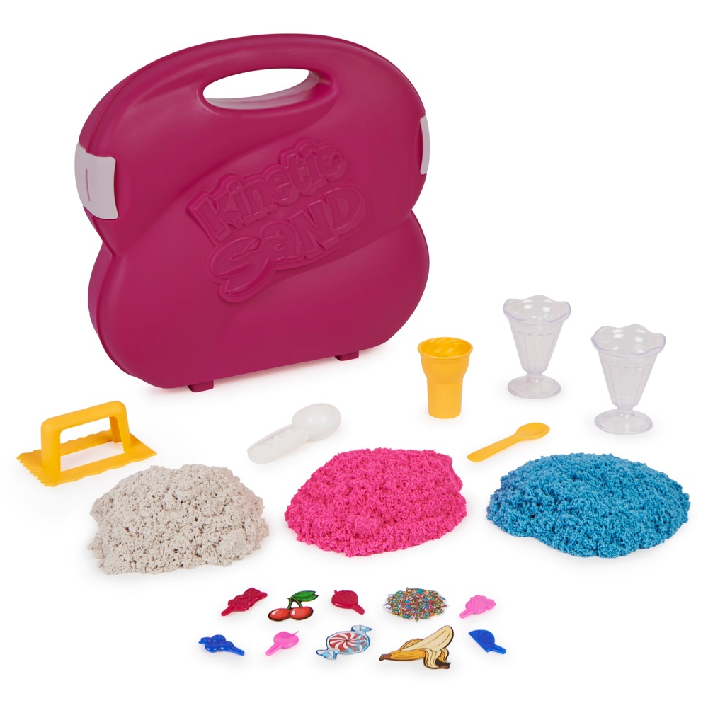 Eiscremestation mit kinetischem Sand