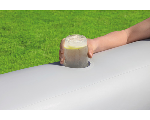 Familiezwembad Bestway® 213 x 206 x 53 cm Steenwand grijs