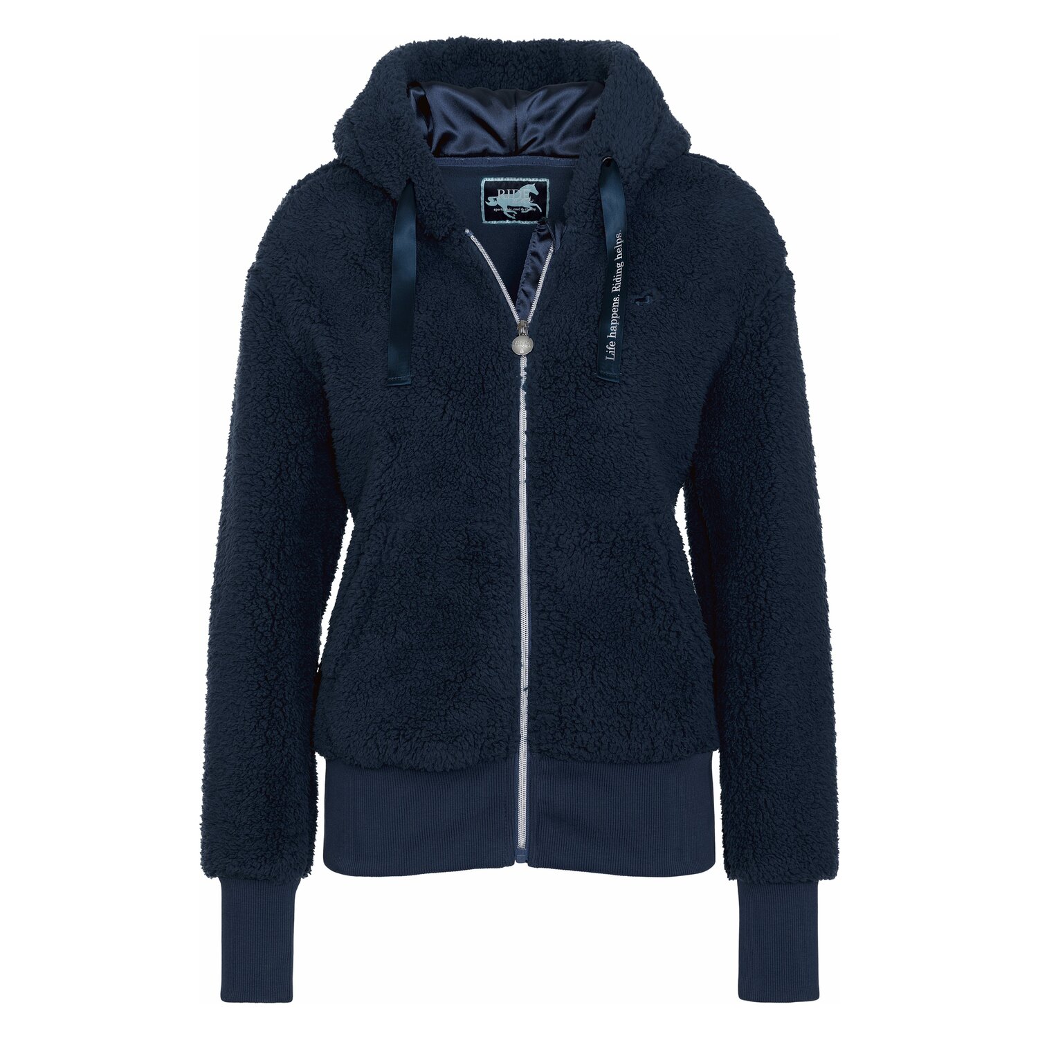 RIDE now Sherpa-Fleecejacke  - navy