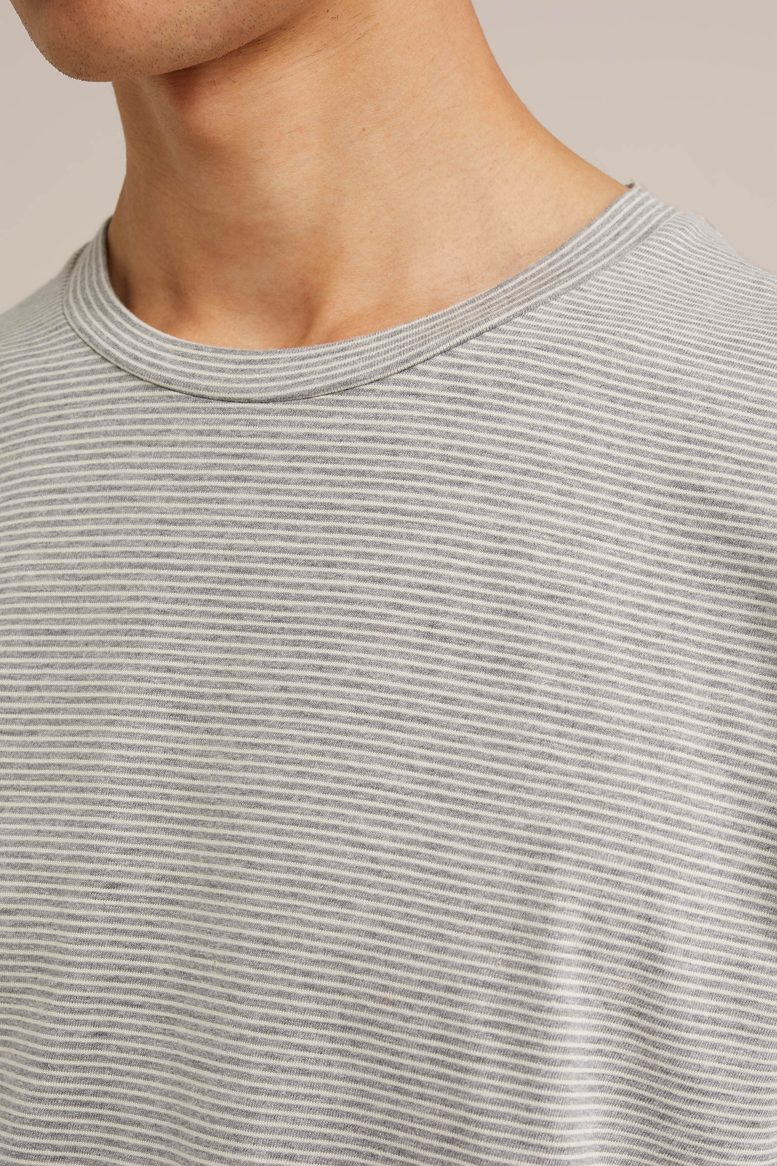 gestreept T-shirt WE Fashion Grijs