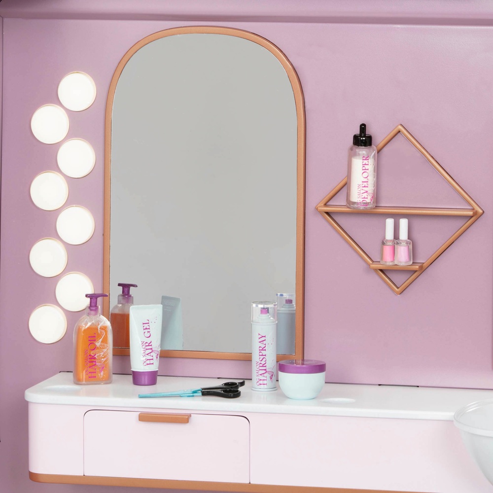 Unser Generation Friseursalon auf Rädern Set