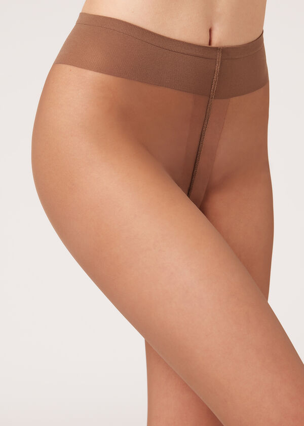 Meia-calça transparente fosca de 20 denier