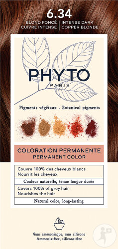 Phyto Paris Color Coloration 6.34 Blond Foncé Cuivre 1 Kit