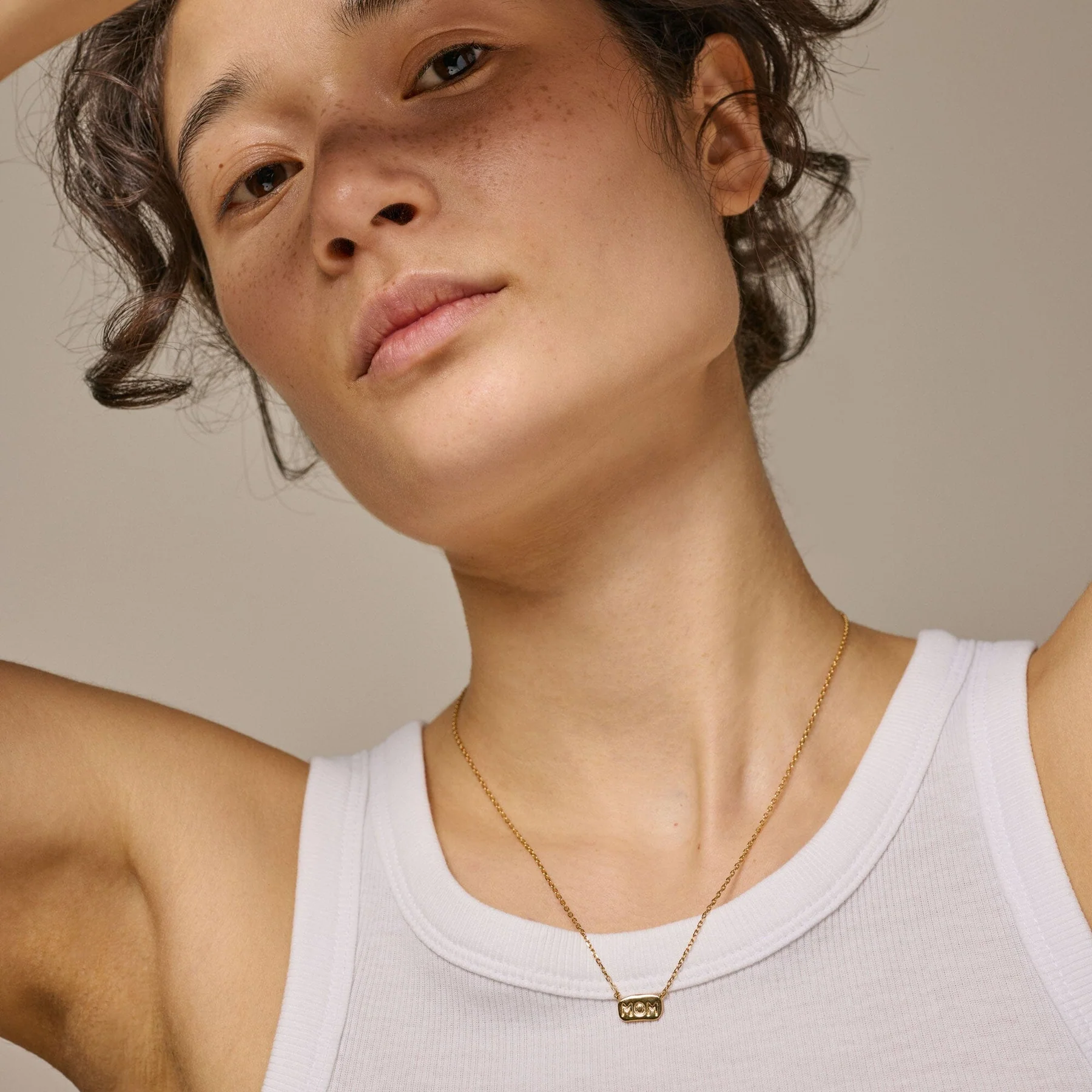 Enamel Copenhagen Necklace, 925s gp