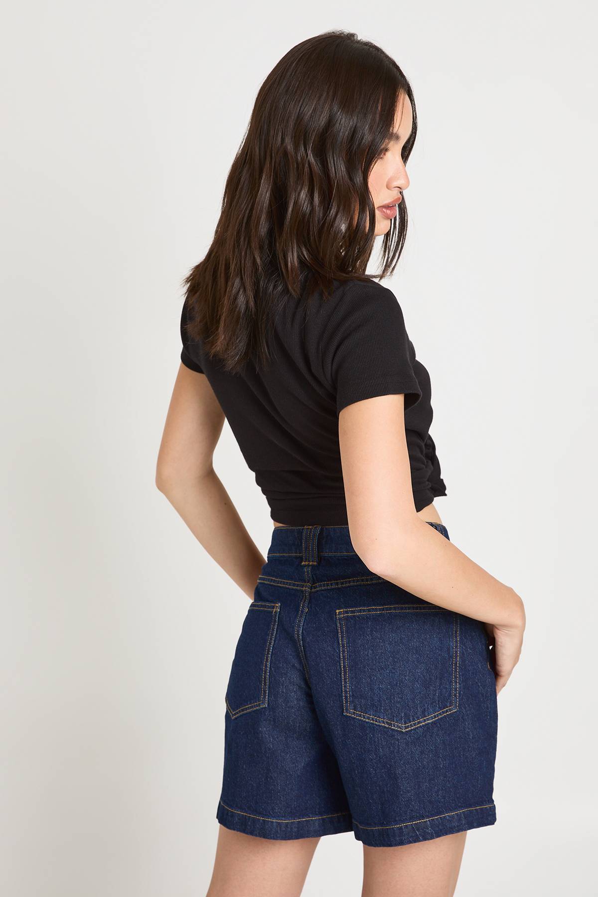 boohoo Short Boyfriend En Denim