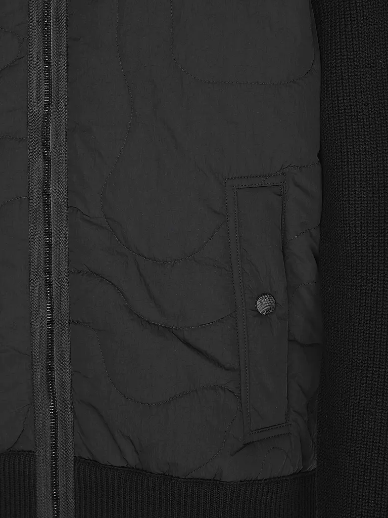 BOSS Leichtsteppjacke KALBERO schwarz