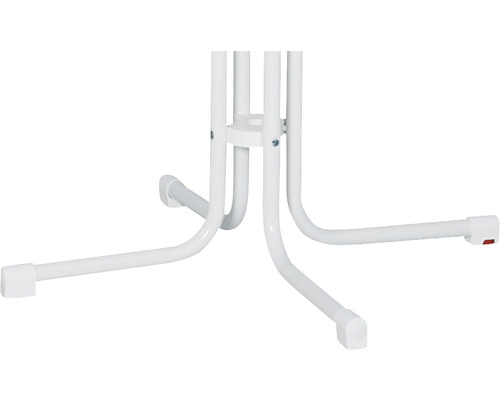 Staande tafel/partytafel Siena Garden Anna Ø 70 x H 110 cm opvouwbaar wit