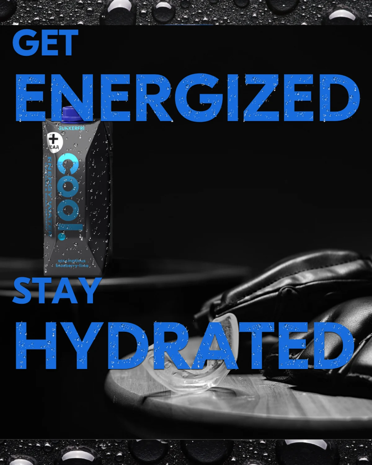 Cool Energy Water Scrumptious Blueberry-lime 15x500ml