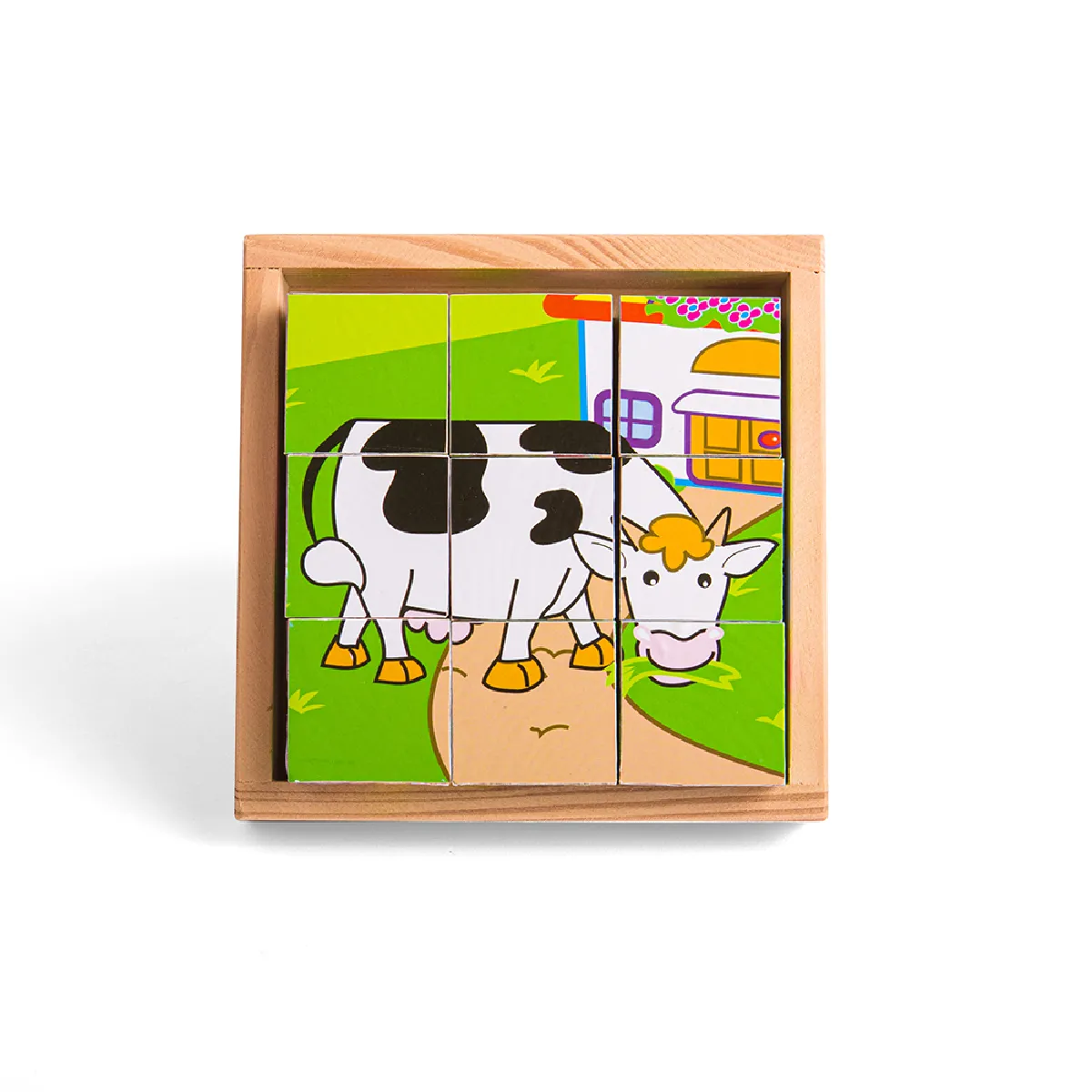 Bigjigs Toys Cube Animal Puzzle