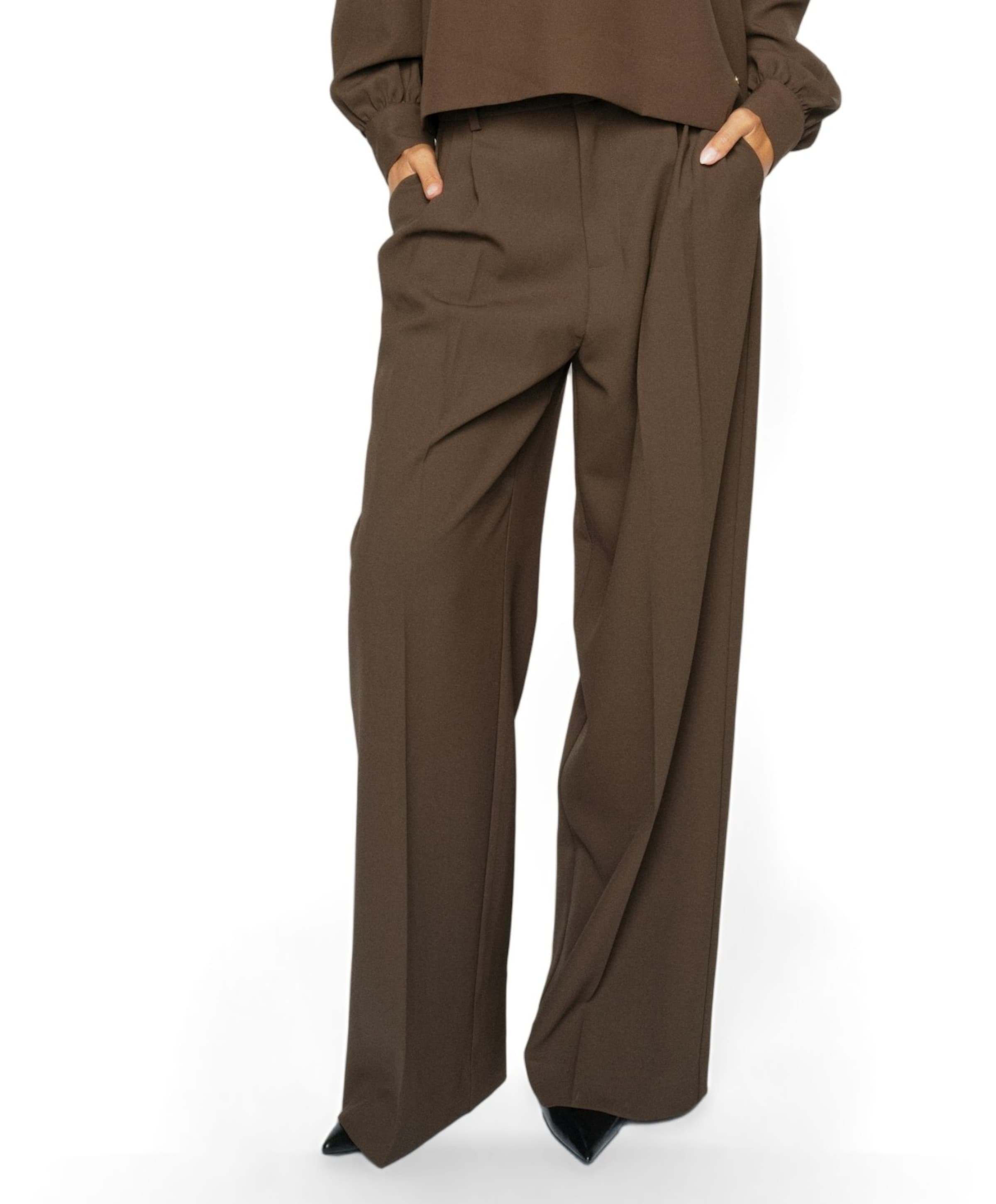 Mos Mosh MMKay Miley dames broek bruin