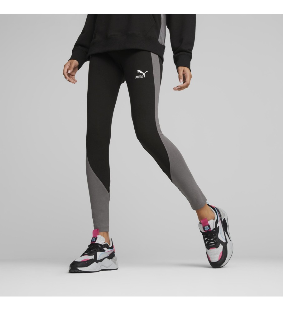 Calça legging Puma Classic Block preta