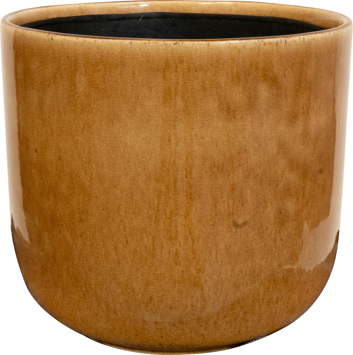 TS bloempot Nine bruin D 19 H 17 cm
