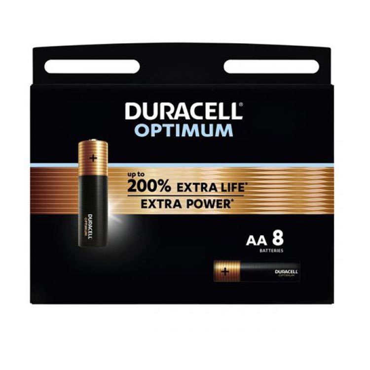 Duracell Optimum AA Batterijen 8 Stuks