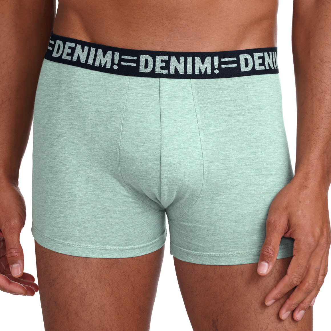 VanVaan Denim 3 Herren Retroshorts meliert salbei / hellgrau / dunkelblau