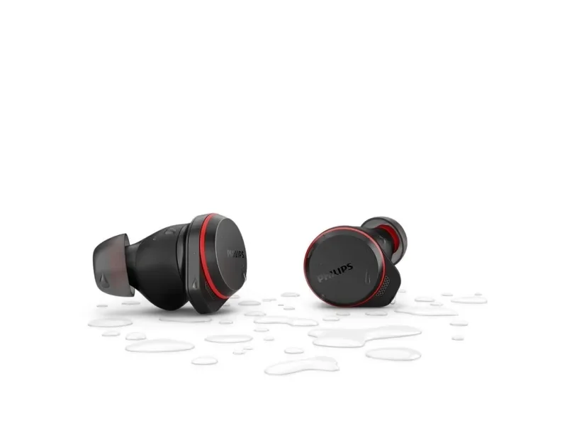 Philips - TAA7507BK/00 Trådløse Bluetooth Sportshøretelefoner med Støjreduktion – Sort